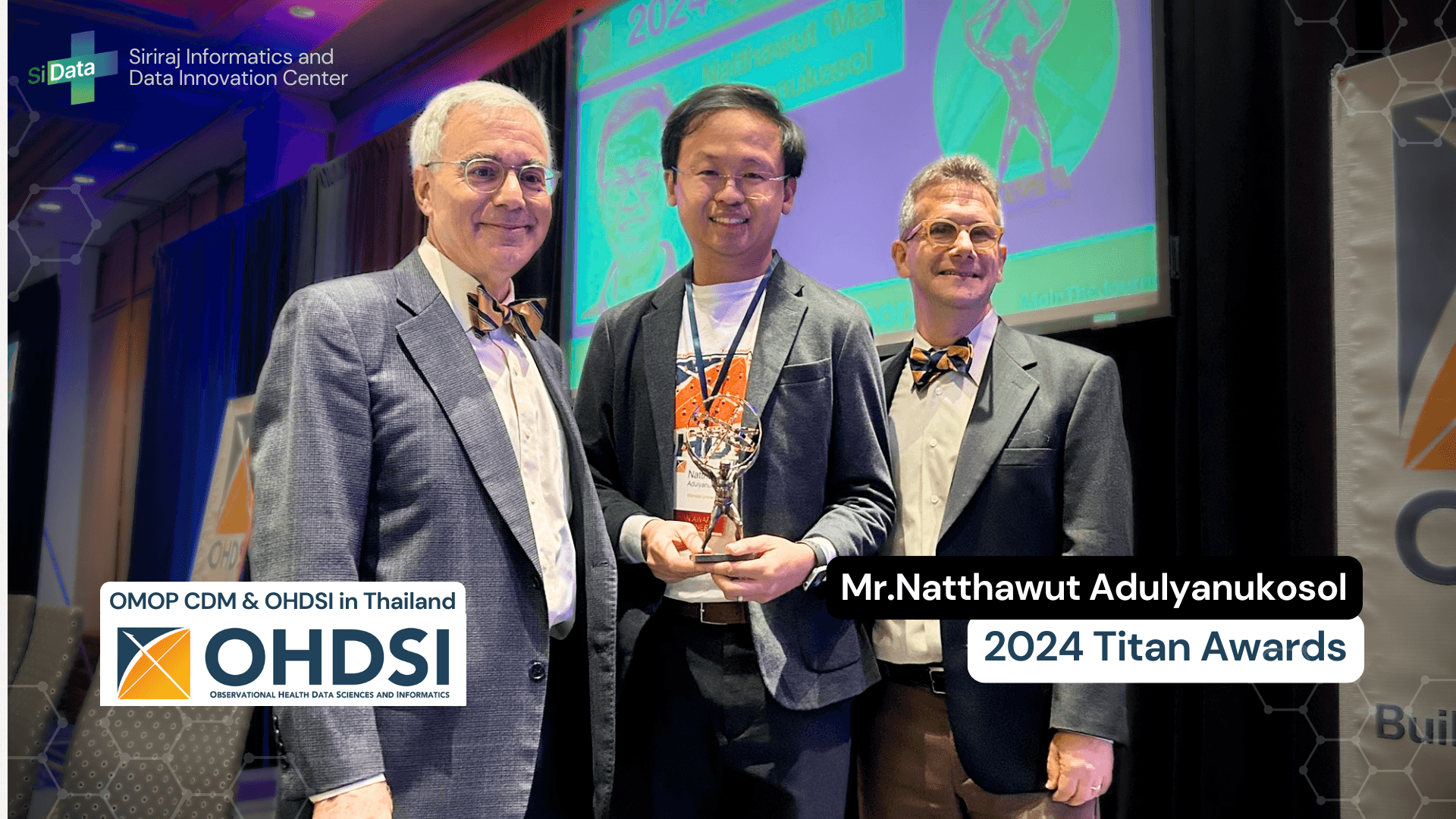 ขอแสดงความยินดีกับ คุณณัฐวุฒิ อดุลยานุโกศล ผู้คว้ารางวัล Titan Award for Community Collaboration